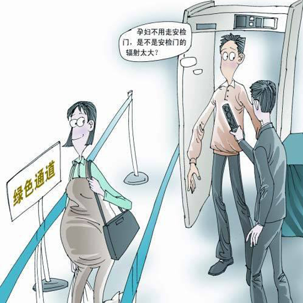 车站安检门